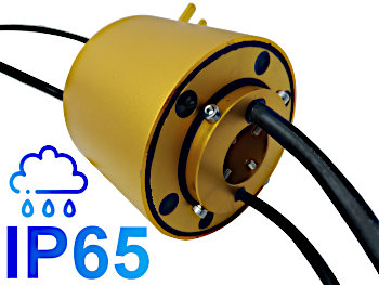 Kroužkový sběrač v krytí IP65 - pohled na rotor